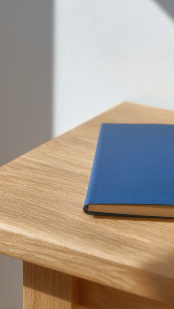 The ThinkLab book on wooden table